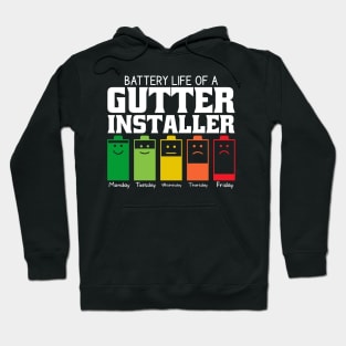 Battery Life Of A Gutter Installer Hoodie